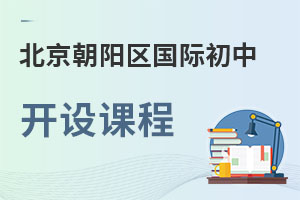 北京朝陽(yáng)區(qū)國(guó)際初中開(kāi)設(shè)課程