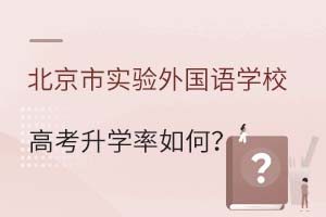 北京市實(shí)驗(yàn)外國(guó)語(yǔ)學(xué)校高考升學(xué)率如何？