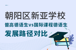 朝陽區(qū)新亞學(xué)校普高德語生vs國際課程德語生發(fā)展路徑對比